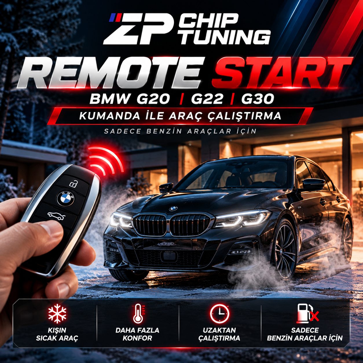 BMW G20 G22 G30 Remote Start | ZP Chiptuning